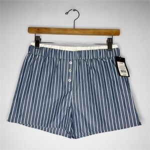 New art class Blue and White Striped Kids Shorts Size L (10/12) in Girls